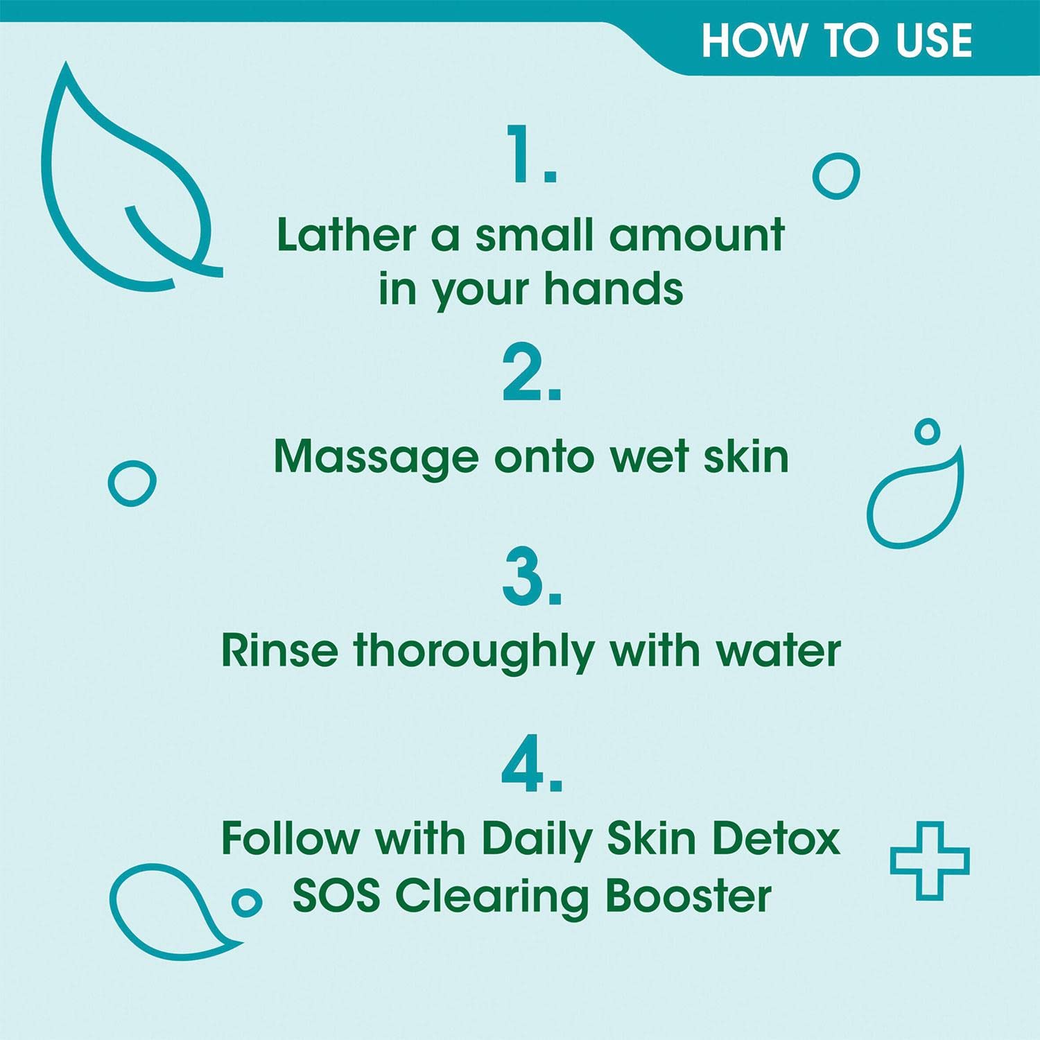 Simple Daily Skin Detox Purifying Facial Wash, 150ml (Package may vary)