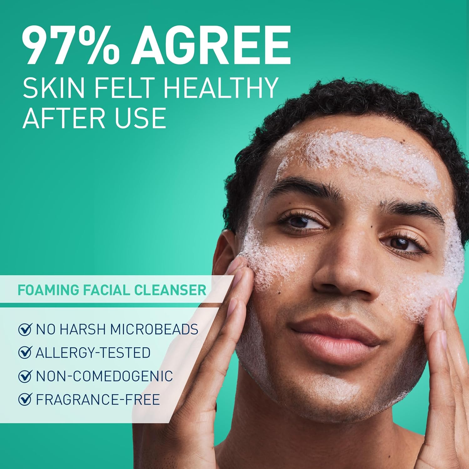CeraVe Foaming Facial Cleanser, Face Wash for Oily Skin, 16fl oz | Skin Care with Hyaluronic Acid & Niacinamide, Makeup Remover, Daily Face Wash For Men & Women, Fragrance Free, Oil Control
