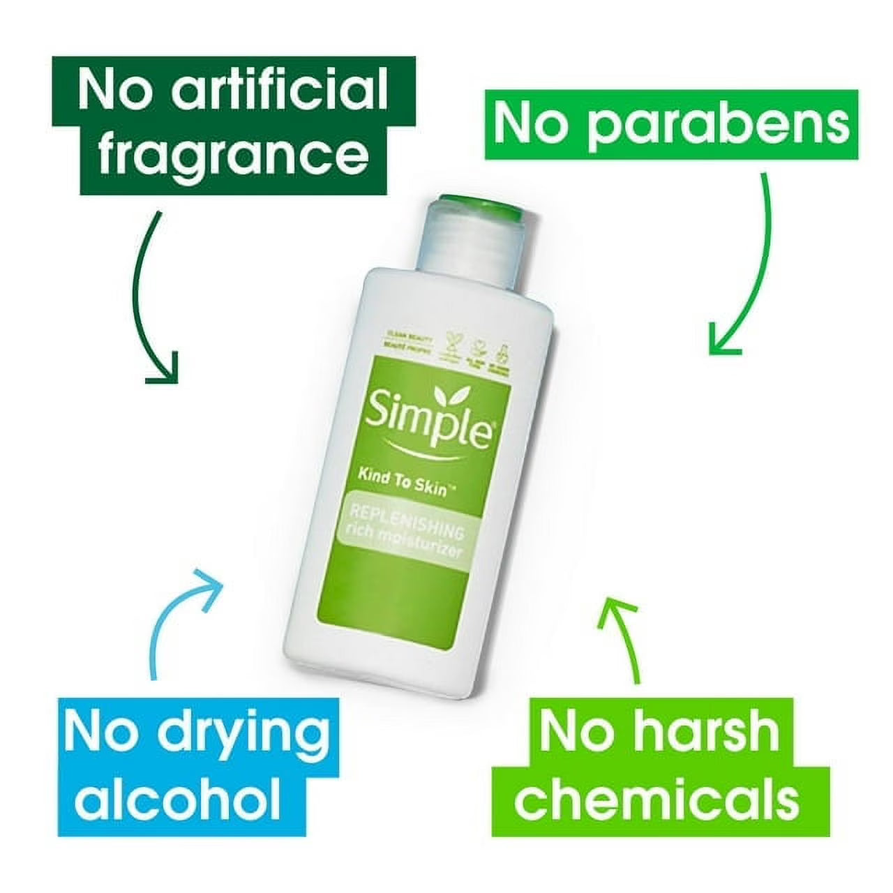 Simple Kind To Skin Replenishing Rich Moisturizer 125 ml Pack of 2