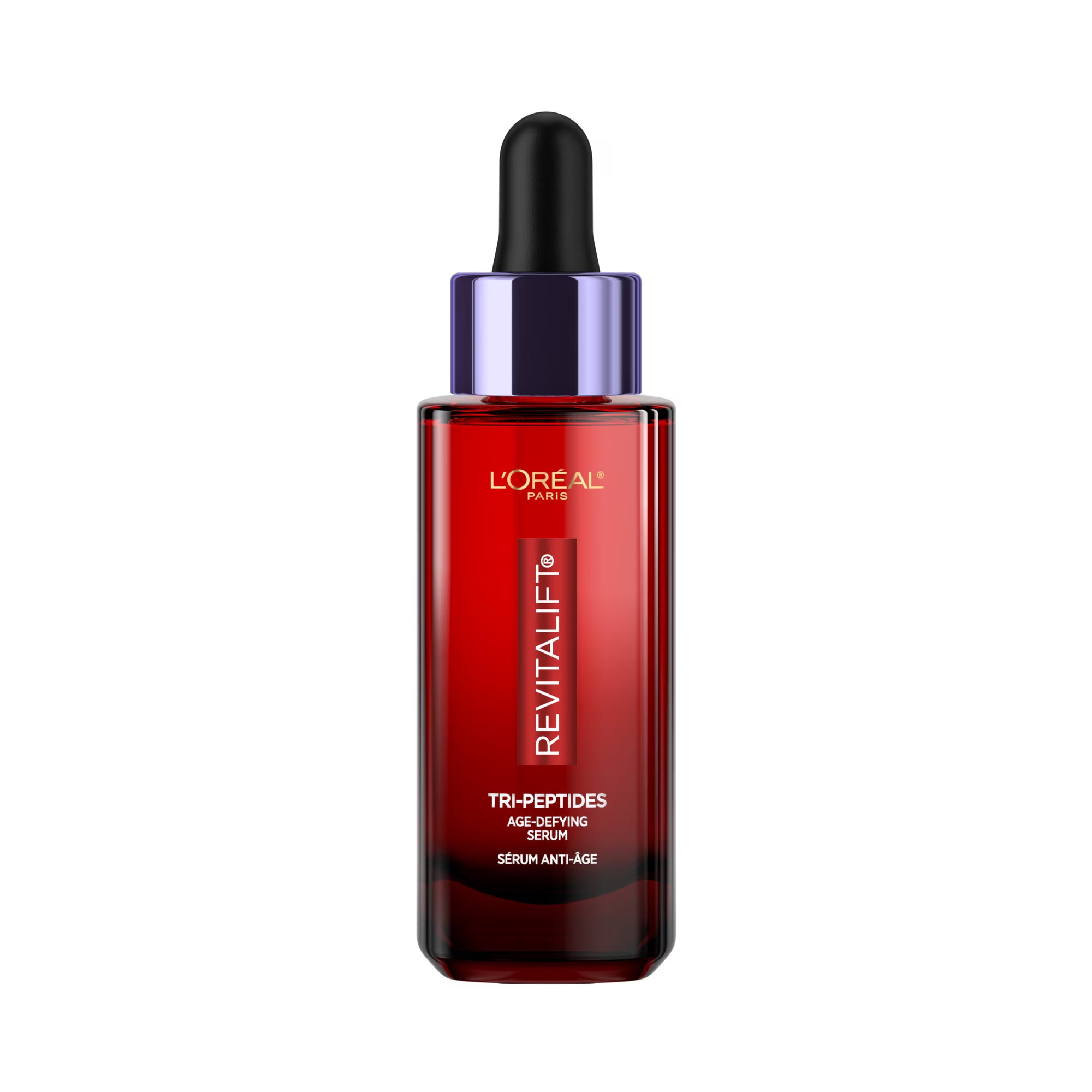L'Oreal Paris Revitalift Triple Power Face Serum with Tri-Peptides, Hyaluronic Acid and Vitamin C, Anti-Aging, Anti-Wrinkle Serum to Firm and Brighten Skin, 1 fl. oz.