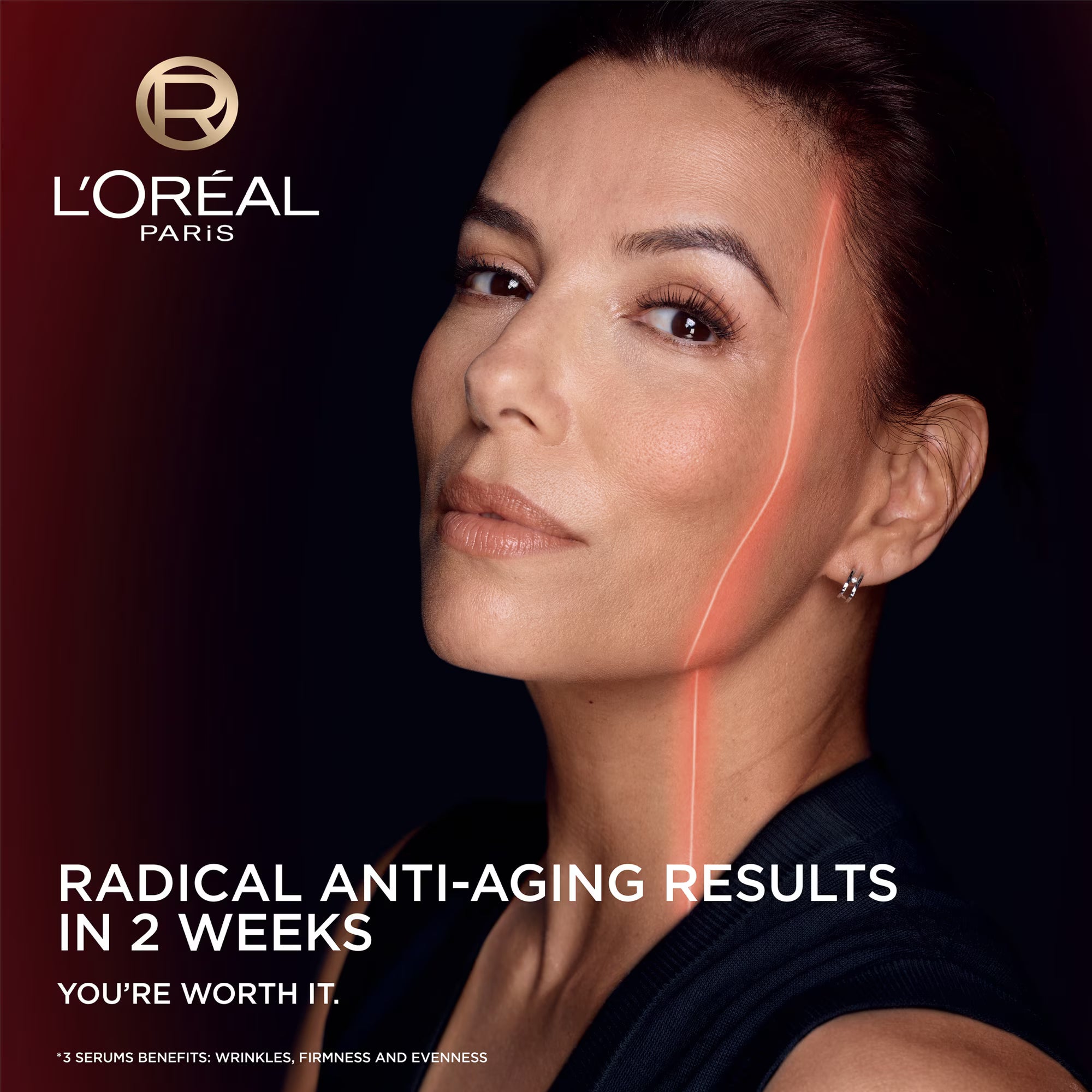 L'Oreal Paris Revitalift Triple Power Face Serum with Tri-Peptides, Hyaluronic Acid and Vitamin C, Anti-Aging, Anti-Wrinkle Serum to Firm and Brighten Skin, 1 fl. oz.