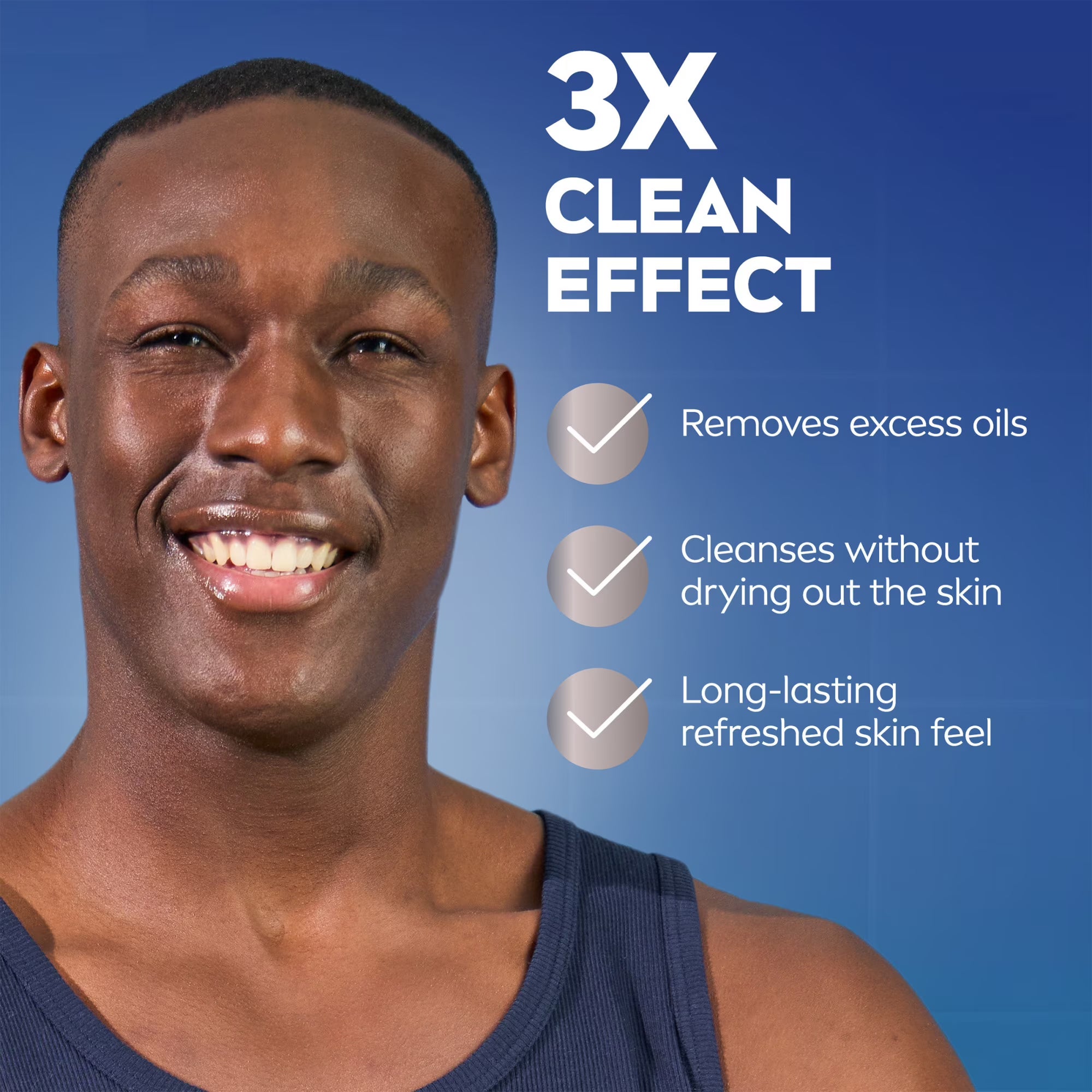 NIVEA MEN Maximum Hydration Face Wash with Aloe Vera, 5 fl oz